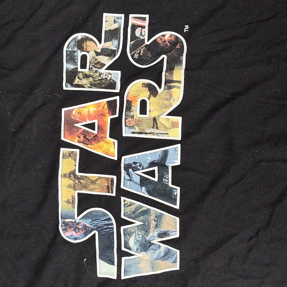 Used men's Star wars long sleeve shirt size XL